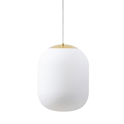 TANIA S2 HP závěsné skleněné svítidlo mosaz / bílá IP40 3000 K 59W LED - OSMONT Obrázek pro produkt TANIA S2 HP závěsné skleněné svítidlo mosaz / bílá IP40 3000 K 59W LED - OSMONT