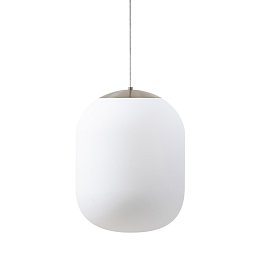 TANIA S2 HP závěsné skleněné svítidlo kartáčovaná nerez / bílá IP40 3000 K 59W LED - OSMONT Obrázek pro produkt TANIA S2 HP závěsné skleněné svítidlo kartáčovaná nerez / bílá IP40 3000 K 59W LED - OSMONT