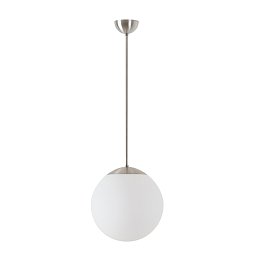 ADRIA P2 závěsné skleněné svítidlo kartáčovaná nerez / bílá IP40 4000 K 20W LED - OSMONT Obrázek pro produkt ADRIA P2 závěsné skleněné svítidlo kartáčovaná nerez / bílá IP40 4000 K 20W LED - OSMONT