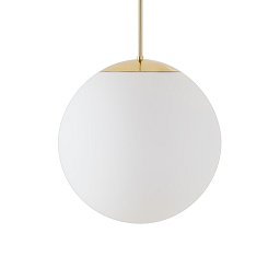 ADRIA P3 HP závěsné skleněné svítidlo mosaz / bílá IP40 4000 K 52W LED - OSMONT Obrázek pro produkt ADRIA P3 HP závěsné skleněné svítidlo mosaz / bílá IP40 4000 K 52W LED - OSMONT