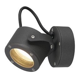 Venkovní svítidlo SITRA 360 WL antracit 230V GX53 9W 90° IP44 - BIG WHITE (SLV) Obrázek pro produkt Venkovní svítidlo SITRA 360 WL antracit 230V GX53 9W 90° IP44 - BIG WHITE (SLV)