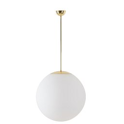 ADRIA P4 závěsné skleněné svítidlo mosaz / bílá IP40 4000 K 41W LED - OSMONT Obrázek pro produkt ADRIA P4 závěsné skleněné svítidlo mosaz / bílá IP40 4000 K 41W LED - OSMONT