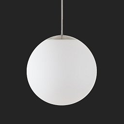 ADRIA P4 HP závěsné skleněné svítidlo nerez broušená / bílá IP40 3000 K 58W LED nouzové kombinované 3 h - OSMONT Obrázek pro produkt ADRIA P4 HP závěsné skleněné svítidlo nerez broušená / bílá IP40 3000 K 58W LED nouzové kombinované 3 h - OSMONT