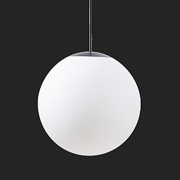 ADRIA P4 HP závěsné skleněné svítidlo černá / bílá IP40 4000 K 58W LED nouzové kombinované 3 h - OSMONT Obrázek pro produkt ADRIA P4 HP závěsné skleněné svítidlo černá / bílá IP40 4000 K 58W LED nouzové kombinované 3 h - OSMONT