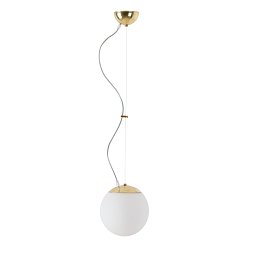 ADRIA L1 závěsné skleněné svítidlo mosaz / bílá IP40 3000 K 8W LED - OSMONT Obrázek pro produkt ADRIA L1 závěsné skleněné svítidlo mosaz / bílá IP40 3000 K 8W LED - OSMONT