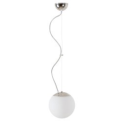 ADRIA L1 závěsné skleněné svítidlo nerez / bílá IP40 3000 K 8W LED - OSMONT Obrázek pro produkt ADRIA L1 závěsné skleněné svítidlo nerez / bílá IP40 3000 K 8W LED - OSMONT