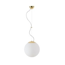 ADRIA L2 závěsné skleněné svítidlo mosaz / bílá IP40 3000 K 20W LED - OSMONT Obrázek pro produkt ADRIA L2 závěsné skleněné svítidlo mosaz / bílá IP40 3000 K 20W LED - OSMONT