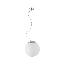 ADRIA L2 závěsné skleněné svítidlo kartáčovaná nerez / bílá IP40 3000 K 20W LED - OSMONT Obrázek pro produkt ADRIA L2 závěsné skleněné svítidlo kartáčovaná nerez / bílá IP40 3000 K 20W LED - OSMONT