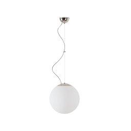 ADRIA L2 závěsné skleněné svítidlo nerez / bílá IP40 25W E27 - OSMONT Obrázek pro produkt ADRIA L2 závěsné skleněné svítidlo nerez / bílá IP40 25W E27 - OSMONT
