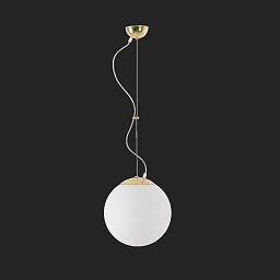 ADRIA L2 závěsné skleněné svítidlo mosaz leštěná / bílá IP40 3000 K 20W LED DALI (původní kód OS 60254) - OSMONT Obrázek pro produkt ADRIA L2 závěsné skleněné svítidlo mosaz leštěná / bílá IP40 3000 K 20W LED DALI (původní kód OS 60254) - OSMONT