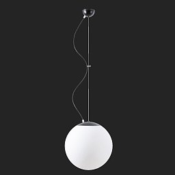 ADRIA L3 závěsné skleněné svítidlo černá / bílá IP40 4000 K 27W LED nouzové kombinované 1 h - OSMONT Obrázek pro produkt ADRIA L3 závěsné skleněné svítidlo černá / bílá IP40 4000 K 27W LED nouzové kombinované 1 h - OSMONT