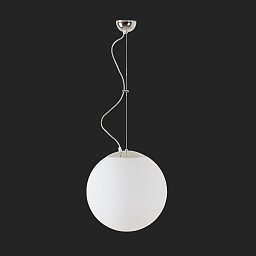ADRIA L3 závěsné skleněné svítidlo nerez leštěná / bílá IP40 4000 K 27W LED nouzové kombinované 1 h - OSMONT Obrázek pro produkt ADRIA L3 závěsné skleněné svítidlo nerez leštěná / bílá IP40 4000 K 27W LED nouzové kombinované 1 h - OSMONT