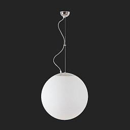 ADRIA L4 závěsné skleněné svítidlo nerez leštěná / bílá IP40 4000 K 41W LED nouzové kombinované 3 h - OSMONT Obrázek pro produkt ADRIA L4 závěsné skleněné svítidlo nerez leštěná / bílá IP40 4000 K 41W LED nouzové kombinované 3 h - OSMONT