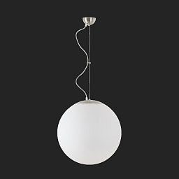 ADRIA L4 závěsné skleněné svítidlo nerez broušená / bílá IP40 4000 K 41W LED nouzové kombinované 3 h - OSMONT Obrázek pro produkt ADRIA L4 závěsné skleněné svítidlo nerez broušená / bílá IP40 4000 K 41W LED nouzové kombinované 3 h - OSMONT