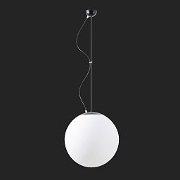 ADRIA L4 závěsné skleněné svítidlo černá / bílá IP40 4000 K 41W LED nouzové kombinované 3 h - OSMONT Obrázek pro produkt ADRIA L4 závěsné skleněné svítidlo černá / bílá IP40 4000 K 41W LED nouzové kombinované 3 h - OSMONT