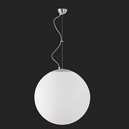 ADRIA L5 závěsné skleněné svítidlo nerez broušená / bílá IP40 3x60W E27 - OSMONT Obrázek pro produkt ADRIA L5 závěsné skleněné svítidlo nerez broušená / bílá IP40 3x60W E27 - OSMONT