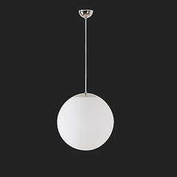 ADRIA S3 závěsné skleněné svítidlo nerez leštěná / bílá IP40 4000 K 27W LED nouzové kombinované 1 h - OSMONT Obrázek pro produkt ADRIA S3 závěsné skleněné svítidlo nerez leštěná / bílá IP40 4000 K 27W LED nouzové kombinované 1 h - OSMONT