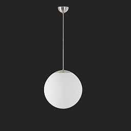 ADRIA S3 závěsné skleněné svítidlo nerez broušená / bílá IP40 4000 K 27W LED nouzové kombinované 1 h - OSMONT Obrázek pro produkt ADRIA S3 závěsné skleněné svítidlo nerez broušená / bílá IP40 4000 K 27W LED nouzové kombinované 1 h - OSMONT