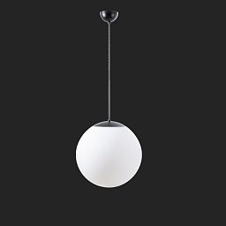 ADRIA S3 závěsné skleněné svítidlo černá / bílá IP40 3000 K 27W LED nouzové kombinované 1 h - OSMONT Obrázek pro produkt ADRIA S3 závěsné skleněné svítidlo černá / bílá IP40 3000 K 27W LED nouzové kombinované 1 h - OSMONT