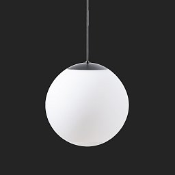 ADRIA S3 HP závěsné skleněné svítidlo černá / bílá IP40 3000 K 52W LED nouzové kombinované 3 h - OSMONT Obrázek pro produkt ADRIA S3 HP závěsné skleněné svítidlo černá / bílá IP40 3000 K 52W LED nouzové kombinované 3 h - OSMONT
