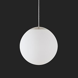 ADRIA S3 HP závěsné skleněné svítidlo nerez broušená / bílá IP40 4000 K 52W LED nouzové kombinované 3 h - OSMONT Obrázek pro produkt ADRIA S3 HP závěsné skleněné svítidlo nerez broušená / bílá IP40 4000 K 52W LED nouzové kombinované 3 h - OSMONT