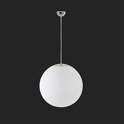 ADRIA S4 závěsné skleněné svítidlo nerez leštěná / bílá IP40 3000 K 41W LED nouzové kombinované 3 h - OSMONT Obrázek pro produkt ADRIA S4 závěsné skleněné svítidlo nerez leštěná / bílá IP40 3000 K 41W LED nouzové kombinované 3 h - OSMONT