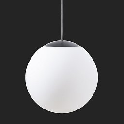ADRIA S4 HP závěsné skleněné svítidlo černá / bílá IP40 4000 K 58W LED nouzové kombinované 3 h - OSMONT Obrázek pro produkt ADRIA S4 HP závěsné skleněné svítidlo černá / bílá IP40 4000 K 58W LED nouzové kombinované 3 h - OSMONT
