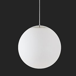 ADRIA S4 HP závěsné skleněné svítidlo nerez leštěná / bílá IP40 4000 K 58W LED nouzové kombinované 3 h - OSMONT Obrázek pro produkt ADRIA S4 HP závěsné skleněné svítidlo nerez leštěná / bílá IP40 4000 K 58W LED nouzové kombinované 3 h - OSMONT
