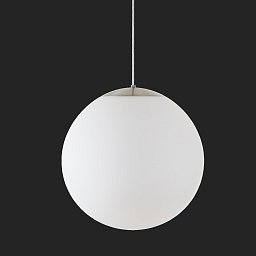 ADRIA S4 HP závěsné skleněné svítidlo nerez broušená / bílá IP40 4000 K 58W LED nouzové kombinované 3 h - OSMONT Obrázek pro produkt ADRIA S4 HP závěsné skleněné svítidlo nerez broušená / bílá IP40 4000 K 58W LED nouzové kombinované 3 h - OSMONT