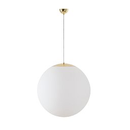 ADRIA S5 závěsné skleněné svítidlo mosaz / bílá IP40 3x25W E27 - OSMONT Obrázek pro produkt ADRIA S5 závěsné skleněné svítidlo mosaz / bílá IP40 3x25W E27 - OSMONT