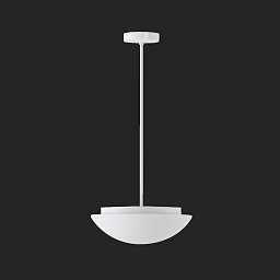 AURA P3 závěsné skleněné svítidlo bílá IP40 4000 K 19W LED - OSMONT Obrázek pro produkt AURA P3 závěsné skleněné svítidlo bílá IP40 4000 K 19W LED - OSMONT