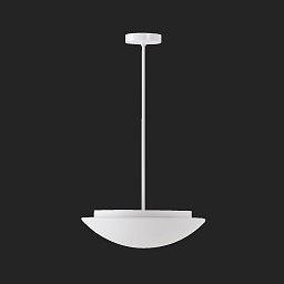 AURA P4 závěsné skleněné svítidlo bílá IP40 4000 K 27W LED - OSMONT Obrázek pro produkt AURA P4 závěsné skleněné svítidlo bílá IP40 4000 K 27W LED - OSMONT