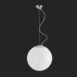 ISIS L3 závěsné plastové svítidlo nerez leštěná / bílá IP40 4000 K 27W LED nouzové kombinované 1 h - OSMONT Obrázek pro produkt ISIS L3 závěsné plastové svítidlo nerez leštěná / bílá IP40 4000 K 27W LED nouzové kombinované 1 h - OSMONT