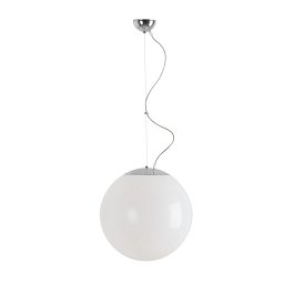 ISIS L3 PM závěsné plastové svítidlo nerez / bílá IP40 40W E27 - OSMONT Obrázek pro produkt ISIS L3 PM závěsné plastové svítidlo nerez / bílá IP40 40W E27 - OSMONT
