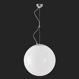 ISIS L4 závěsné plastové svítidlo nerez leštěná / bílá IP40 100W E27 - OSMONT Obrázek pro produkt ISIS L4 závěsné plastové svítidlo nerez leštěná / bílá IP40 100W E27 - OSMONT