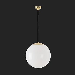 ISIS S3 PM závěsné plastové svítidlo mosaz leštěná / bílá IP40 3000 K 27W LED nouzové kombinované 1 h (původní kód OS 64313) - OSMONT Obrázek pro produkt ISIS S3 PM závěsné plastové svítidlo mosaz leštěná / bílá IP40 3000 K 27W LED nouzové kombinované 1 h (původní kód OS 64313) - OSMONT