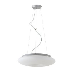 SATURN L2 závěsné skleněné svítidlo stříbrná / bílá IP20 4000 K 31W LED - OSMONT Obrázek pro produkt SATURN L2 závěsné skleněné svítidlo stříbrná / bílá IP20 4000 K 31W LED - OSMONT