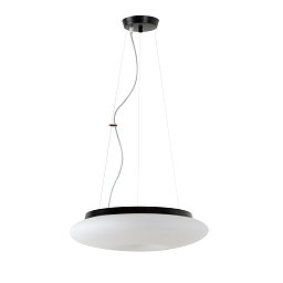 SATURN L2 závěsné skleněné svítidlo černá / bílá IP20 4000 K 31W LED - OSMONT Obrázek pro produkt SATURN L2 závěsné skleněné svítidlo černá / bílá IP20 4000 K 31W LED - OSMONT