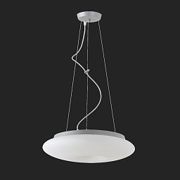 SATURN L2 závěsné skleněné svítidlo stříbrná / bílá IP20 4000 K 31W LED DALI (původní kód OS 60953) - OSMONT Obrázek pro produkt SATURN L2 závěsné skleněné svítidlo stříbrná / bílá IP20 4000 K 31W LED DALI (původní kód OS 60953) - OSMONT