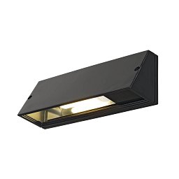 Venkovní svítidlo PEMA čtvercová nástěnná černá 230V E27 15W IP4 - BIG WHITE (SLV) Obrázek pro produkt Venkovní svítidlo PEMA čtvercová nástěnná černá 230V E27 15W IP4 - BIG WHITE (SLV)