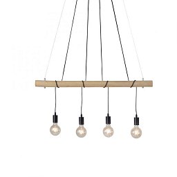 TERO Závěsné svítidlo, černá, dřevo, stmívatelné, E27, IP20, teplá bílá 2700K - LEUCHTEN DIREKT / JUST LIGHT Obrázek pro produkt TERO Závěsné svítidlo, černá, dřevo, stmívatelné, E27, IP20, teplá bílá 2700K - LEUCHTEN DIREKT / JUST LIGHT