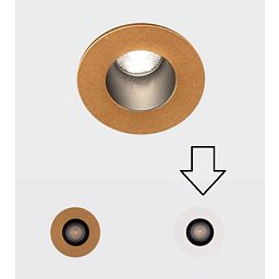 Svítidlo zápustné VERSUS LITL bílá / černá 3W 2700K - KOHL Lighting Obrázek pro produkt Svítidlo zápustné VERSUS LITL bílá / černá 3W 2700K - KOHL Lighting