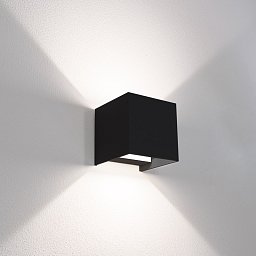 Venkovní svítidlo APPLIQUE LED UPDOWN QUADRATO NERO 10W 2700-4000-6500K 800lm IP65 - CENTURY Obrázek pro produkt Venkovní svítidlo APPLIQUE LED UPDOWN QUADRATO NERO 10W 2700-4000-6500K 800lm IP65 - CENTURY