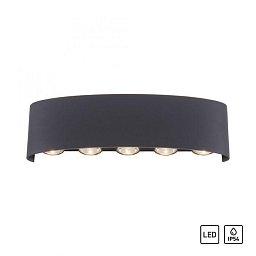 CARLO LED nástěnná lampa, 10 bodovek, antracit, venkovní a vnitřní, dekorativní 3000K - PAUL NEUHAUS Obrázek pro produkt CARLO LED nástěnná lampa, 10 bodovek, antracit, venkovní a vnitřní, dekorativní 3000K - PAUL NEUHAUS