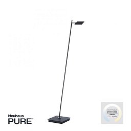 PURE MIRA LED stojací svítidlo antracit, stmívatelné, nožní vypínač 2700-5000K - PAUL NEUHAUS Obrázek pro produkt PURE MIRA LED stojací svítidlo antracit, stmívatelné, nožní vypínač 2700-5000K - PAUL NEUHAUS