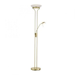 ZAHARA LED stojací svítidlo, stmívatelné, otočné, lampa na čtení, matná mosaz, osvětlení stropu 3000K - LEUCHTEN DIREKT / JUST LIGHT Obrázek pro produkt ZAHARA LED stojací svítidlo, stmívatelné, otočné, lampa na čtení, matná mosaz, osvětlení stropu 3000K - LEUCHTEN DIREKT / JUST LIGHT