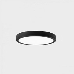 DISC SLIM stropní svítidlo černá 24 W 3000K PUSH - KOHL-Lighting Obrázek pro produkt DISC SLIM stropní svítidlo černá 24 W 3000K PUSH - KOHL-Lighting