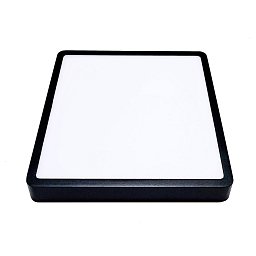 DISC SLIM SQ stropní svítidlo černá 24 W 4000K PUSH - KOHL-Lighting Obrázek pro produkt DISC SLIM SQ stropní svítidlo černá 24 W 4000K PUSH - KOHL-Lighting