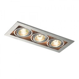 Zápustné svítidlo FIZZ III náklopná česaný hliník 12V G5,3 3x50W - RED - DESIGN RENDL Obrázek pro produkt Zápustné svítidlo FIZZ III náklopná česaný hliník 12V G5,3 3x50W - RED - DESIGN RENDL