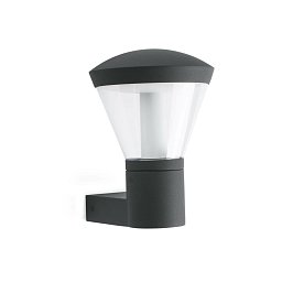SHELBY LED nástěnná lampa, tmavě šedá - FARO Obrázek pro produkt SHELBY LED nástěnná lampa, tmavě šedá - FARO